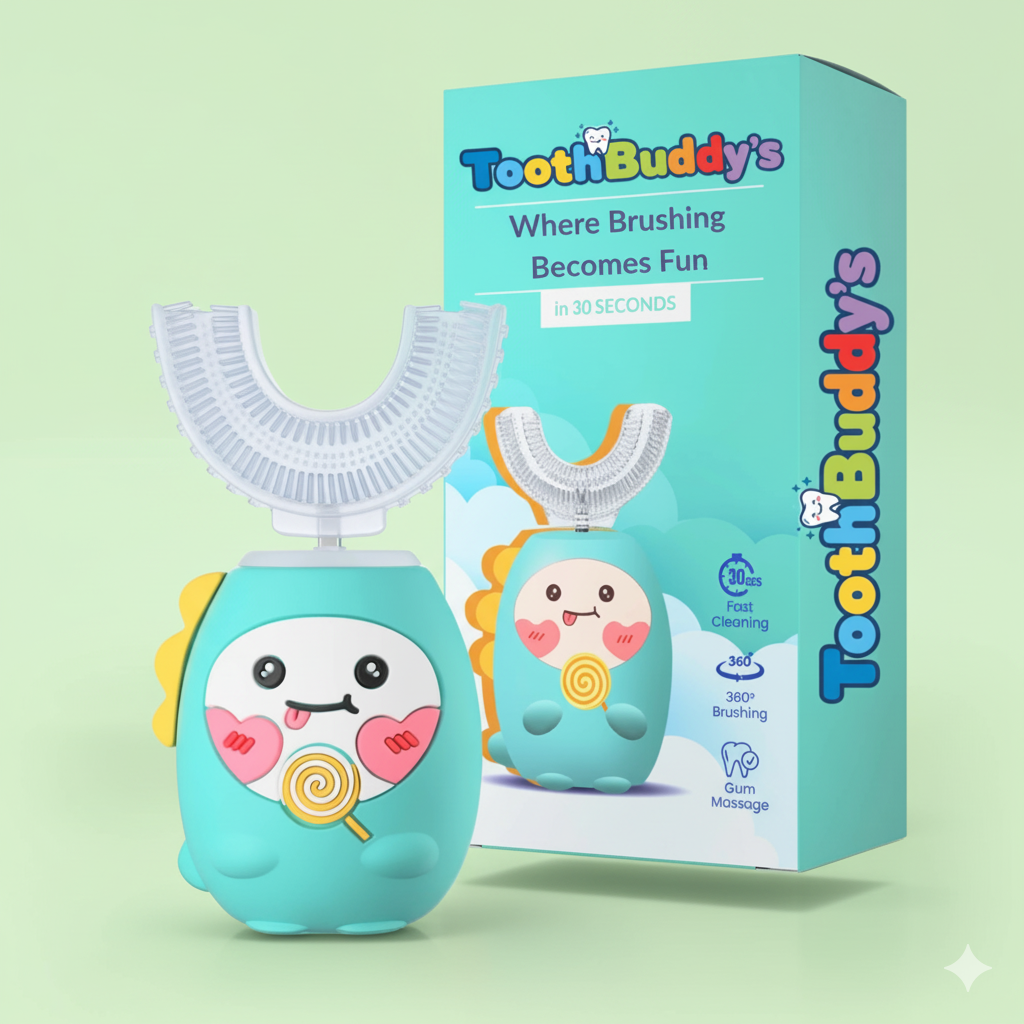 ToothBuddys - Kids U Shaped Electric Toothbrush